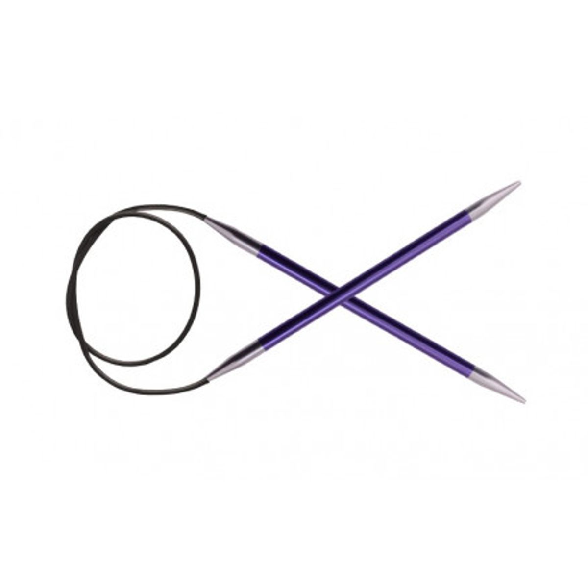 KnitPro Zing Rundpinde Aluminium 100cm 3,75mm / 39.4in US5 Amethyst