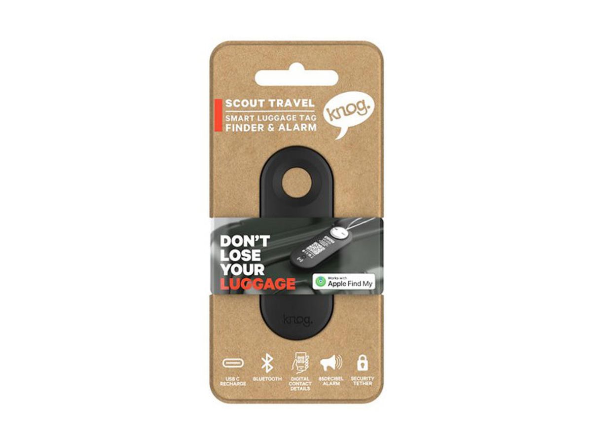 Knog Scout - Alarm & Tracker til rejsen - Sort