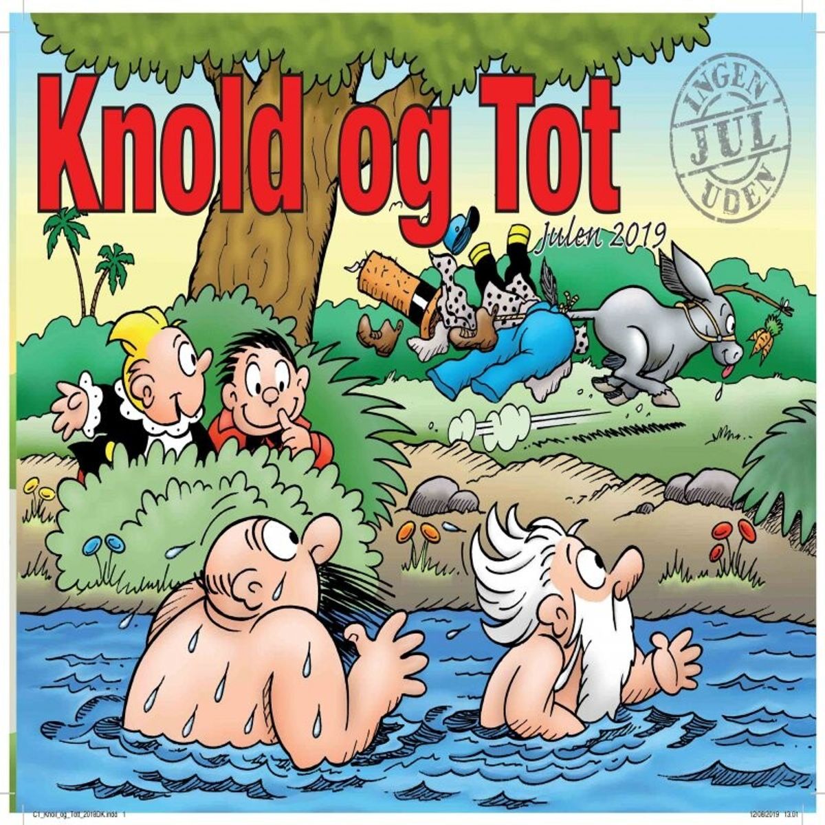 Knold & Tot Julen 2019 - Bulls - Tegneserie