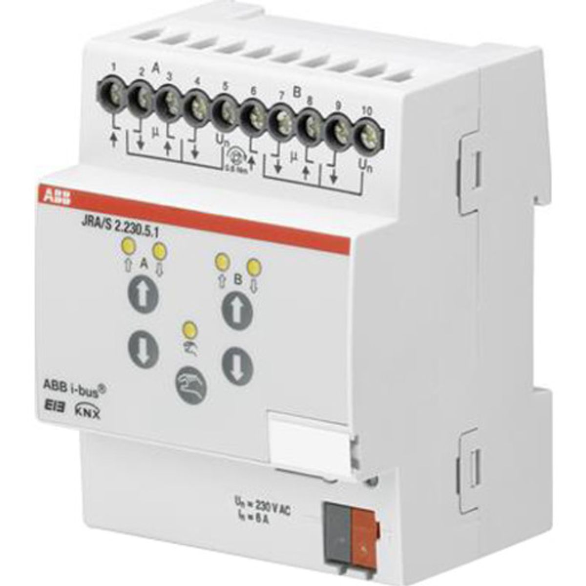 KNX Persienneaktuator 2-Kanal 230V AC mdrc JRA/S 2.230.5.1