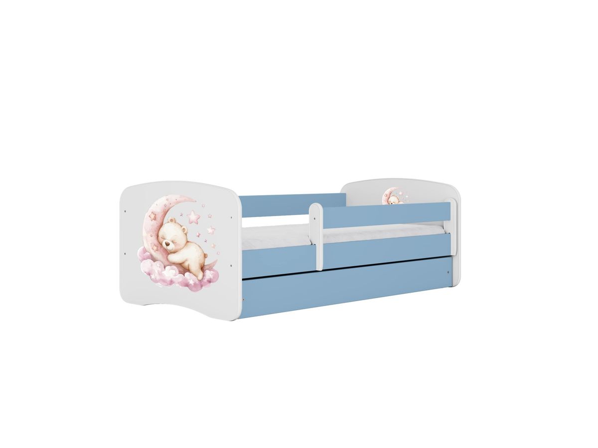 KOCOT KIDS Seng babydreams blue dream med skuffe med madras 160/80