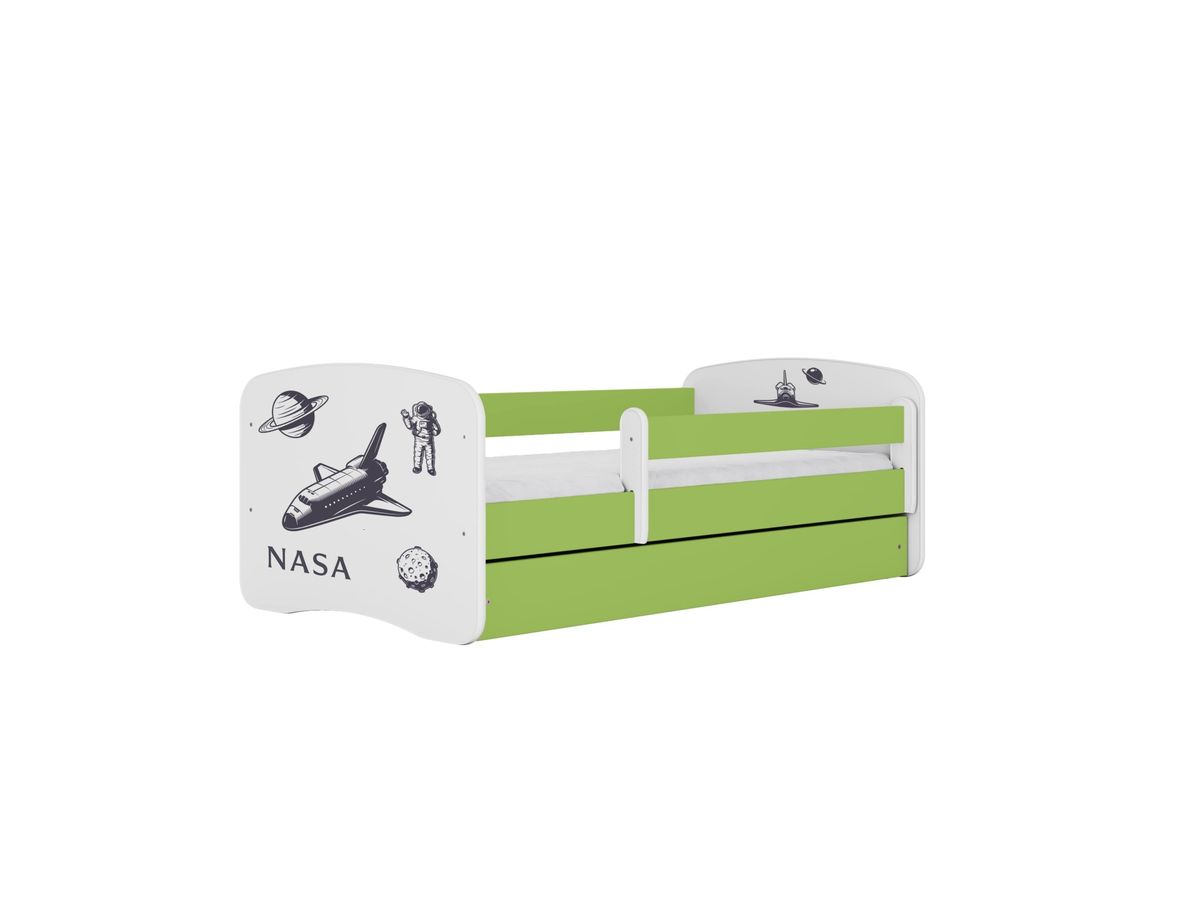 KOCOT KIDS Seng babydreams green nasa uden skuffe med madras 180/80