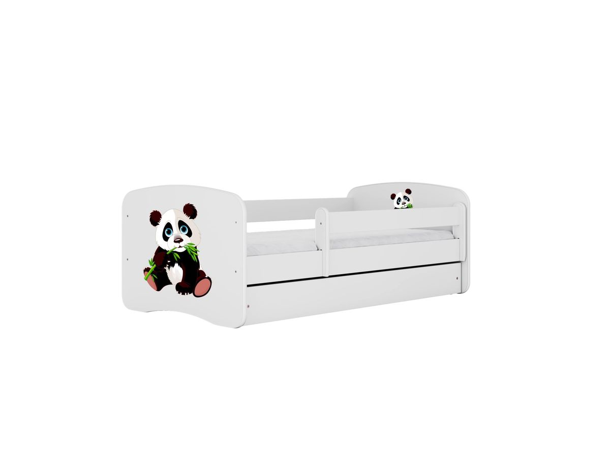 KOCOT KIDS Seng babydreams hvid panda 2 med skuffe med madras 180/80