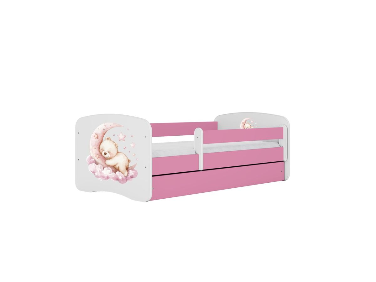 KOCOT KIDS Seng babydreams pink dream med skuffe med madras 160/80