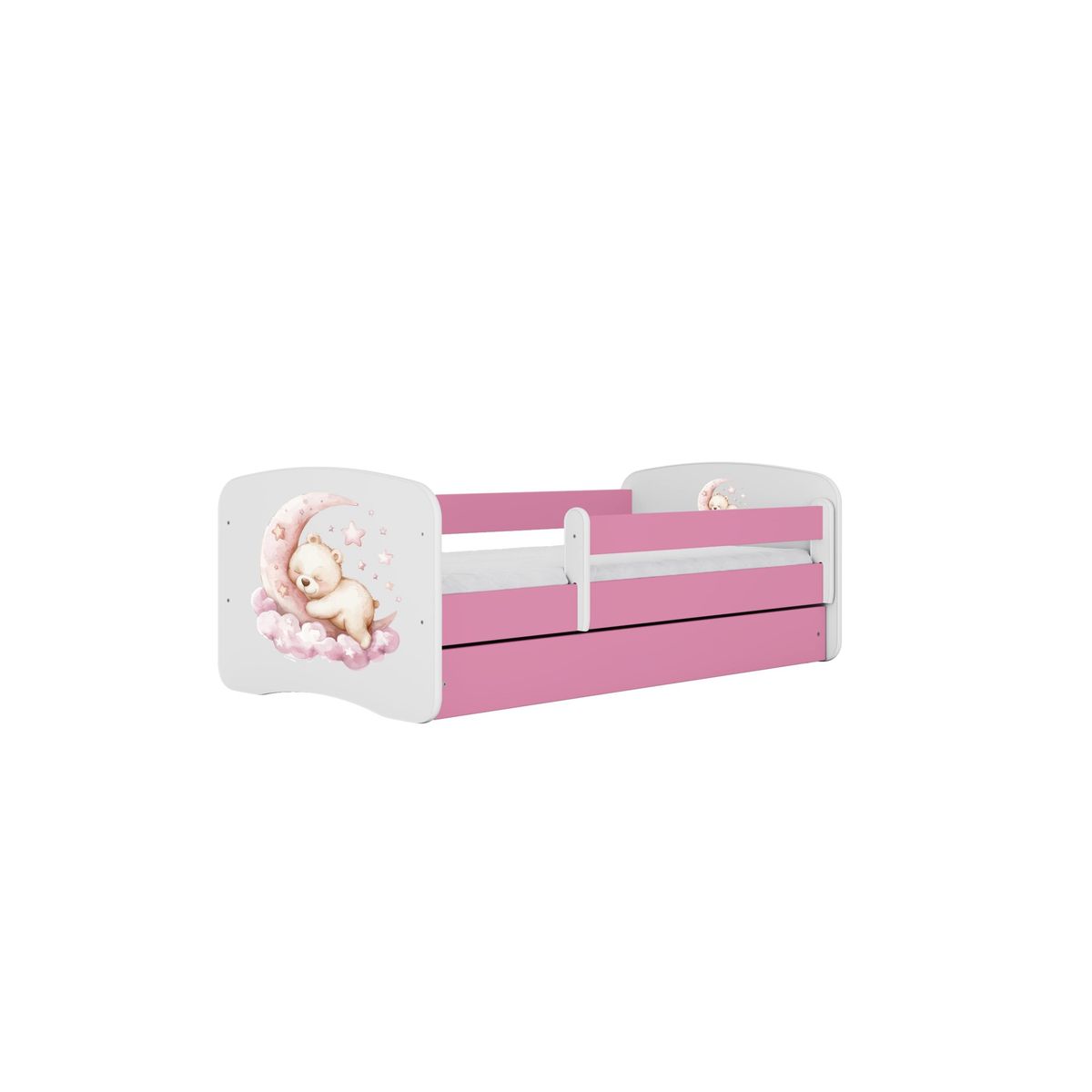 KOCOT KIDS Seng babydreams pink dream uden skuffe med madras 140/70