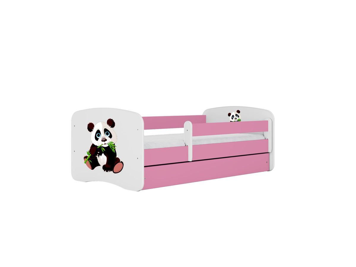 KOCOT KIDS Seng babydreams pink panda 2 med skuffe og madras 180/80