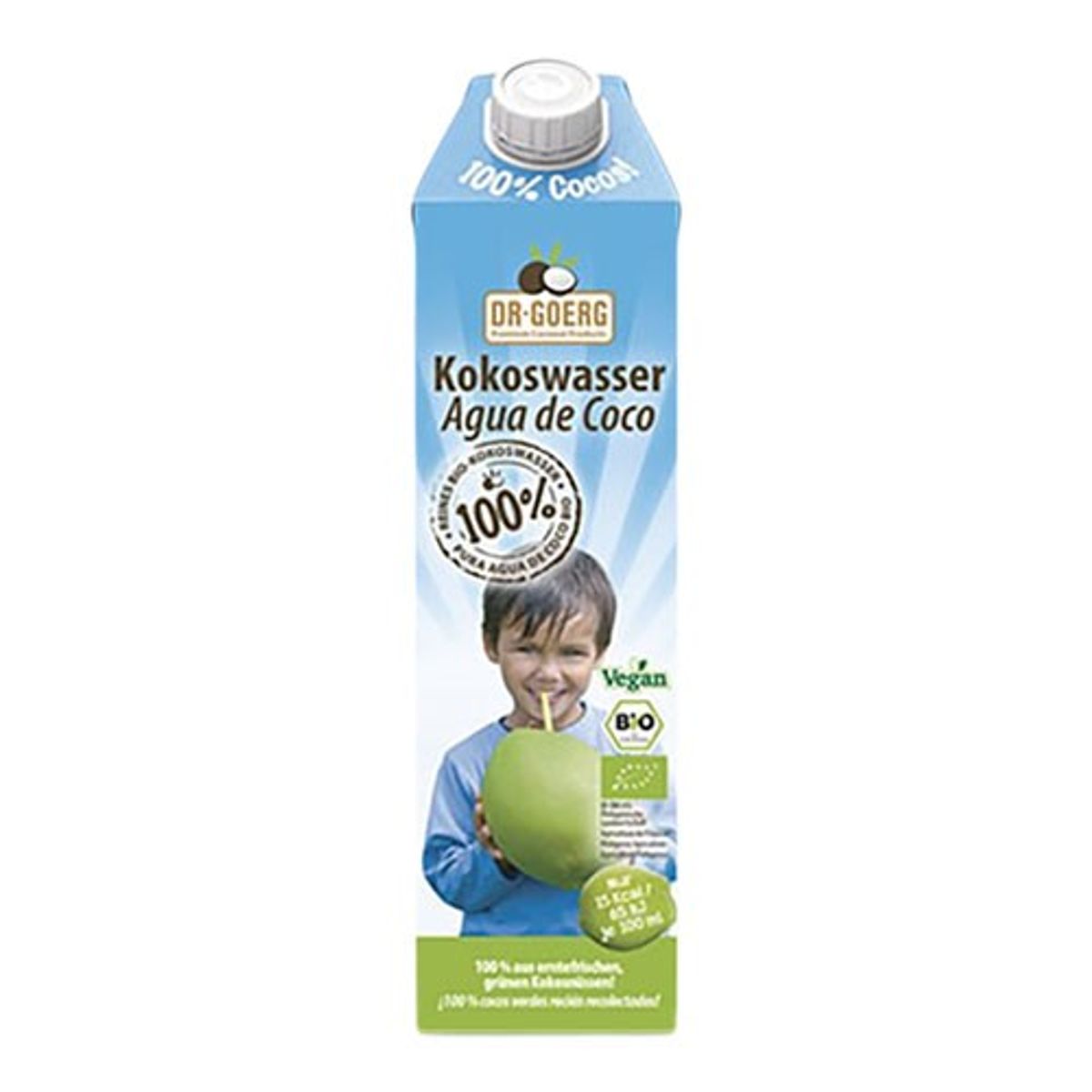 Kokosvand Økologisk - 1 Liter - Dr. Goerg