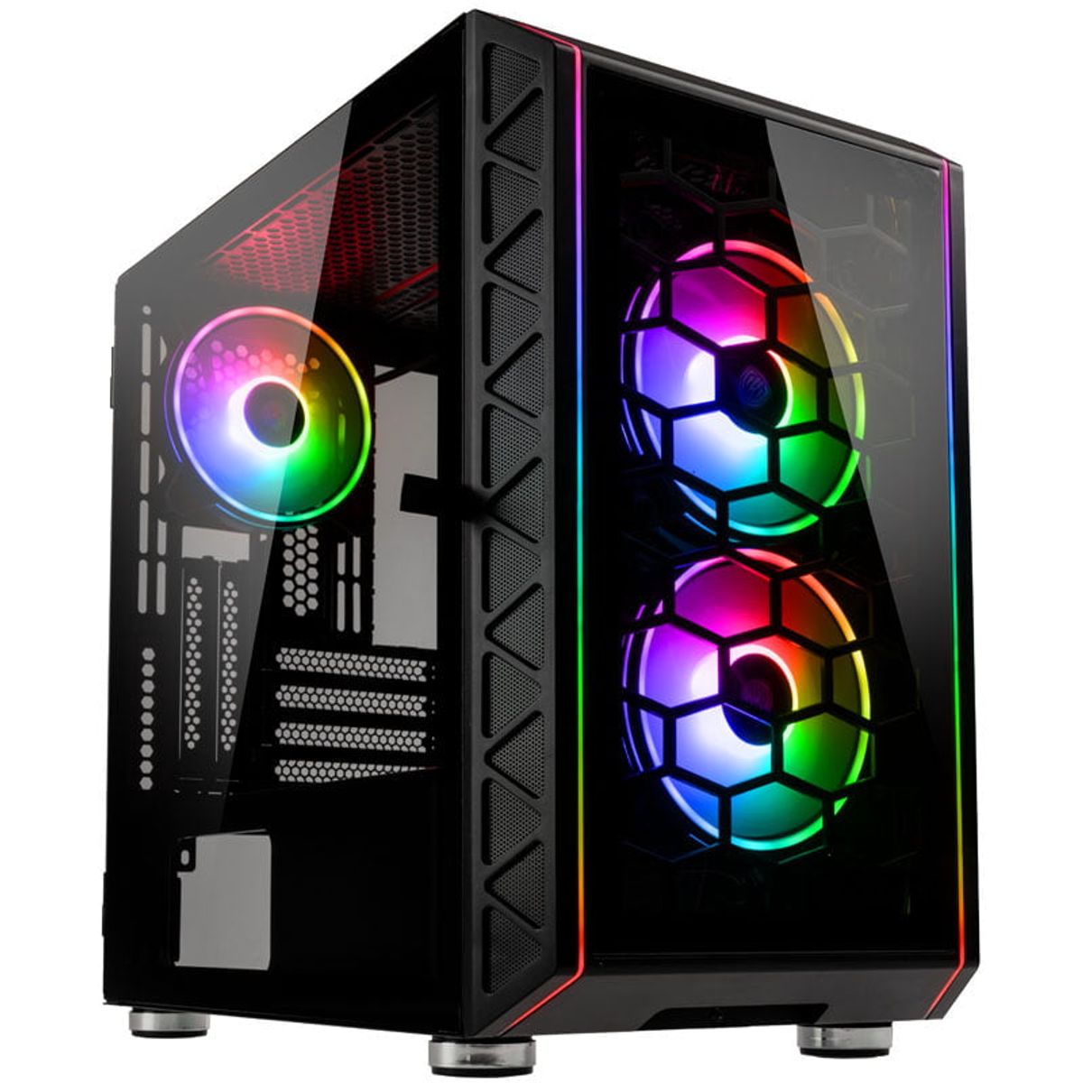 Kolink Citadel Glass SE ARGB Micro-ATX Case - Black