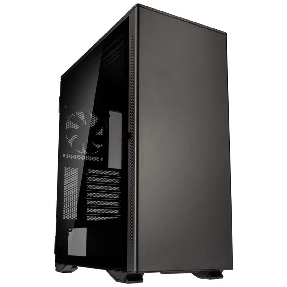 Kolink Stronghold Barricade Midi Tower Case - Gunmetal Grey