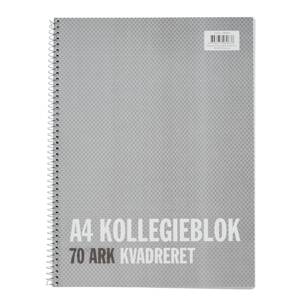 Kollegieblok A4 Relief kvadreret