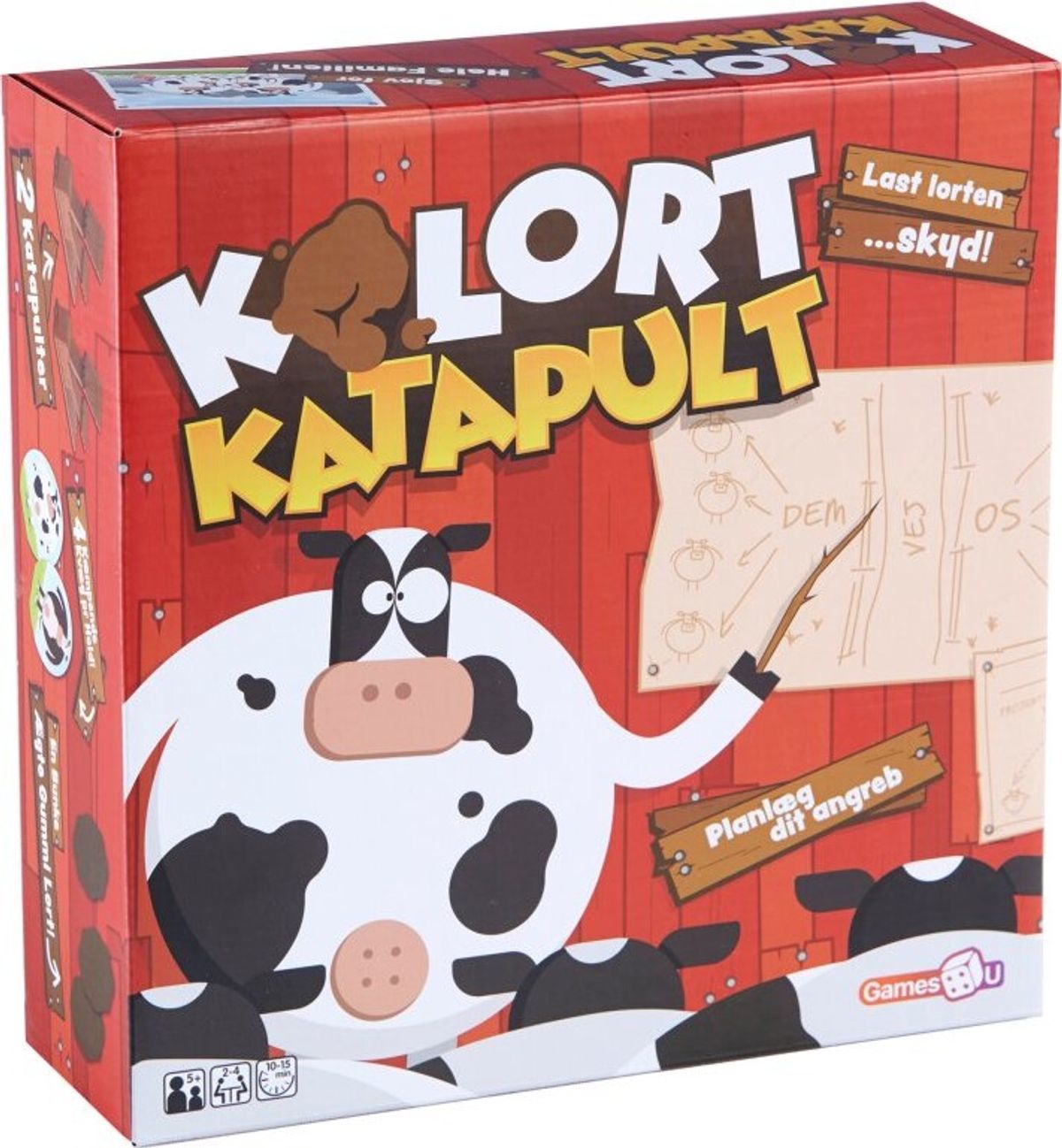 Kolort Katapult Brætspil Til Børn