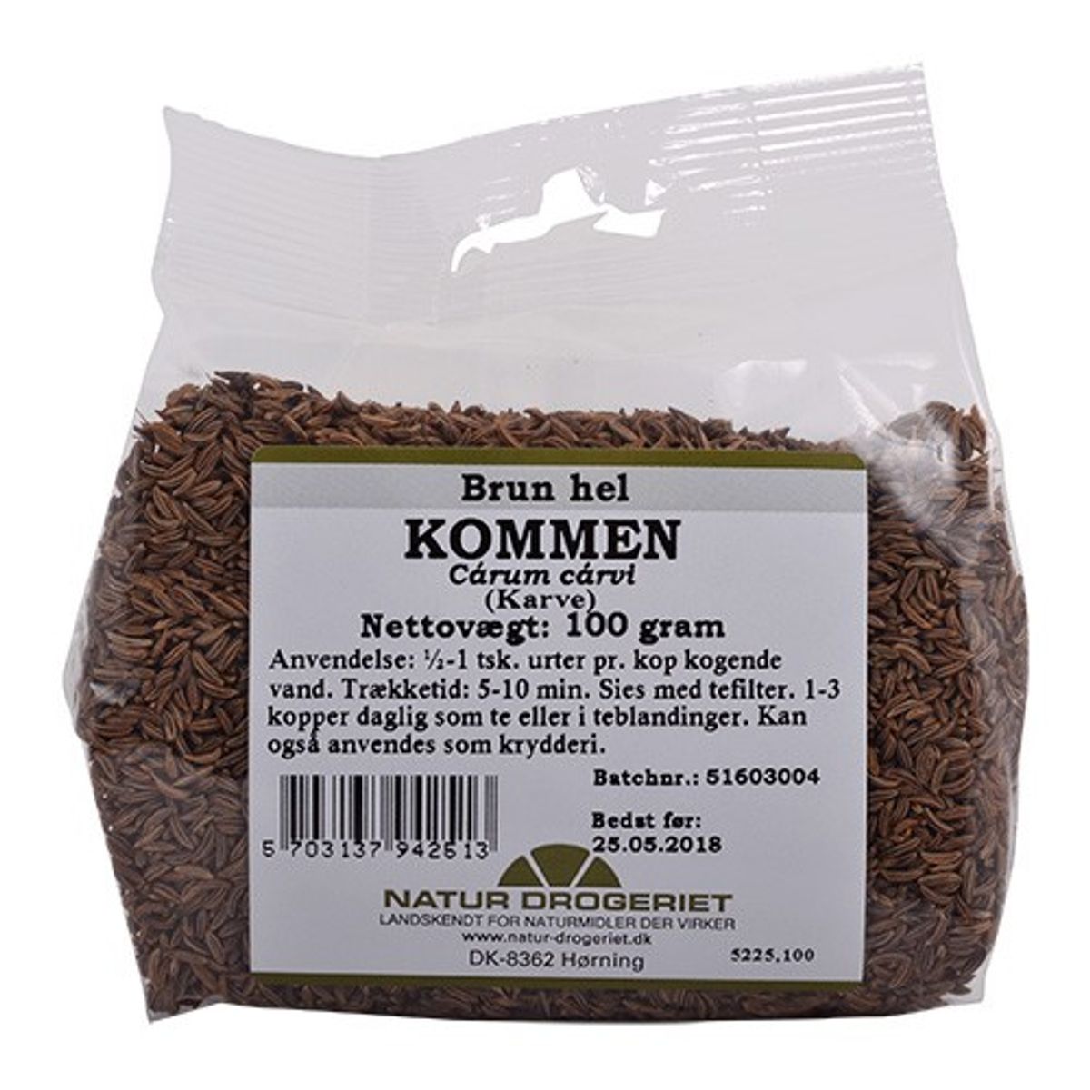 Kommen hel - 100 gr - Natur Drogeriet