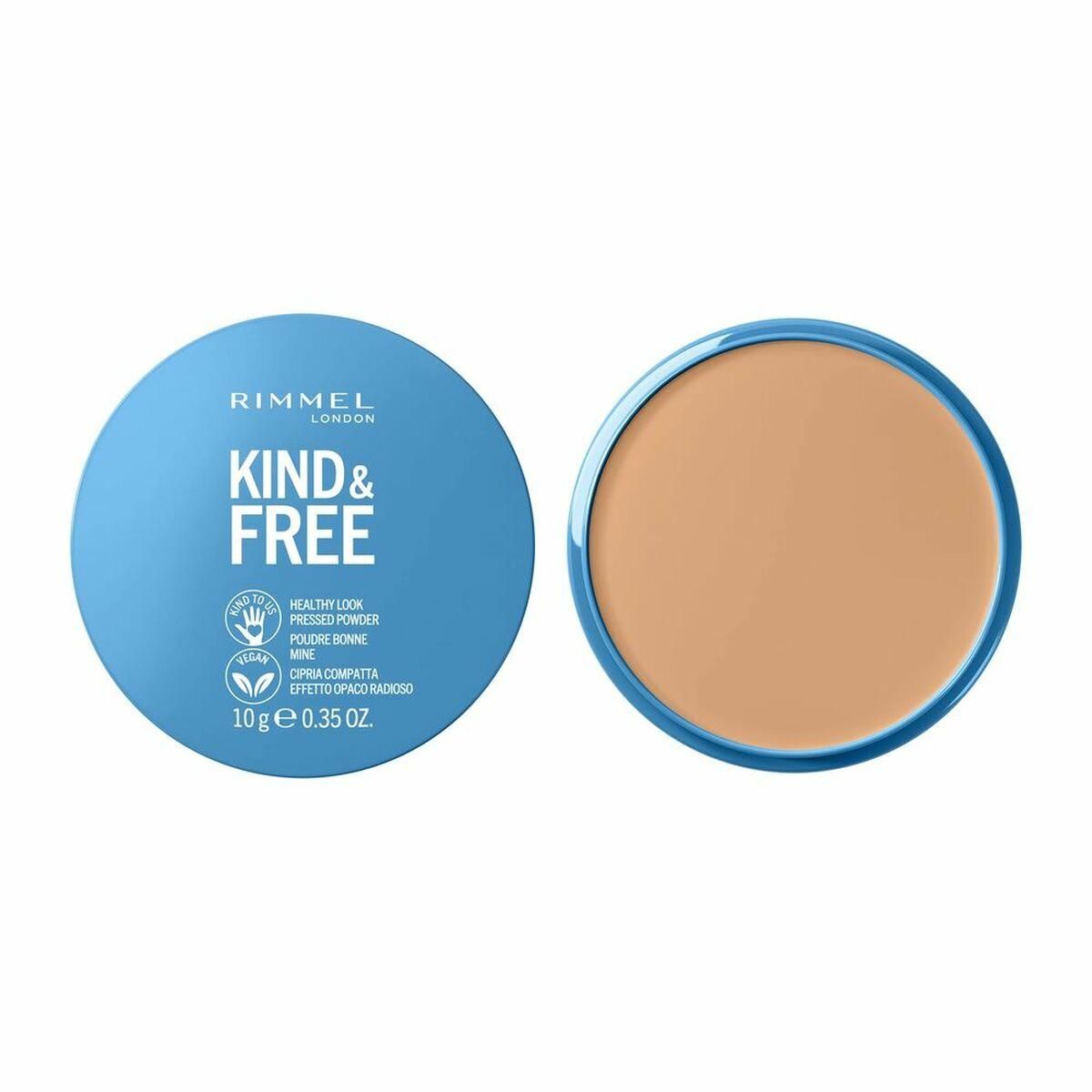 Kompakte pulvere Rimmel London Kind & Free 20-light Mattende finish (10 g)