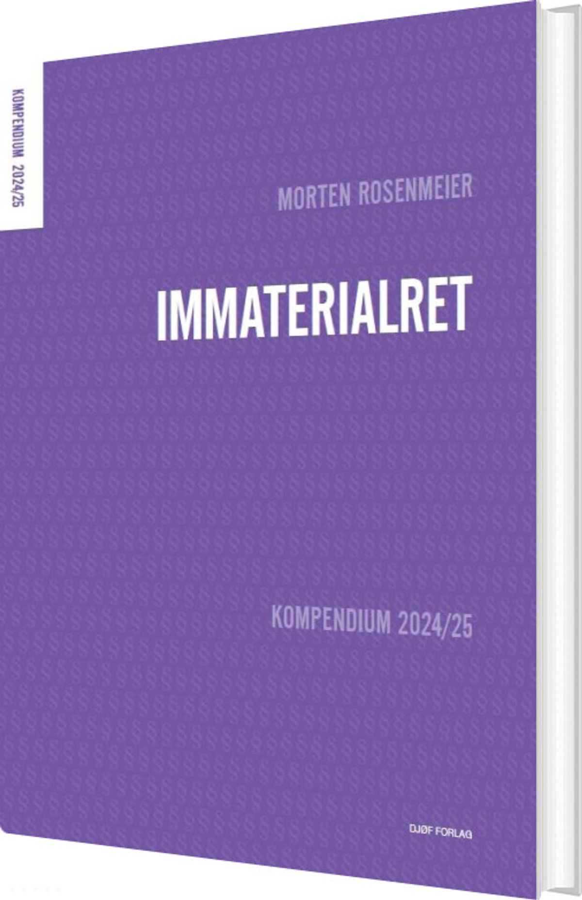 Kompendium I Immaterialret 2024 - Morten Rosenmeier - Bog