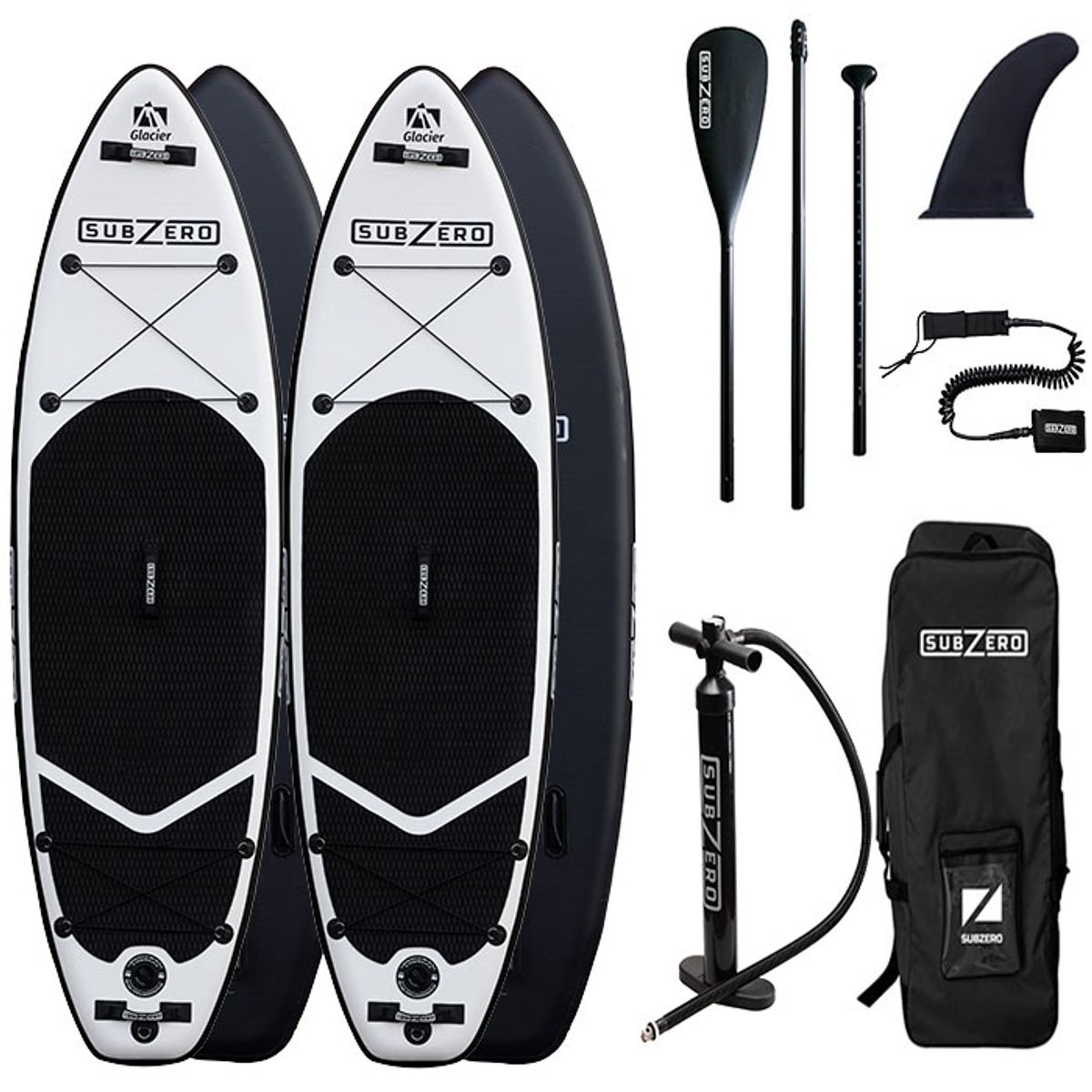 Komplet paddleboard - 2 x Subzero Glacier SUP Boards 10'6"