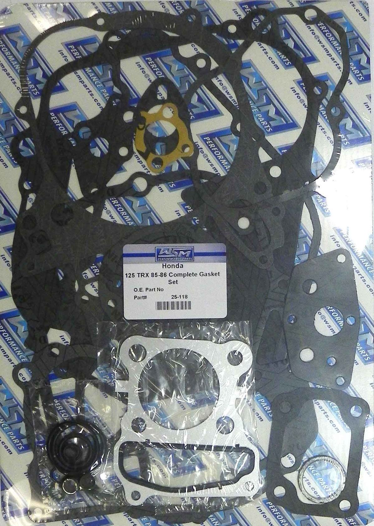 komplet pakningssæt Honda 125 trx 85-86 - 25118