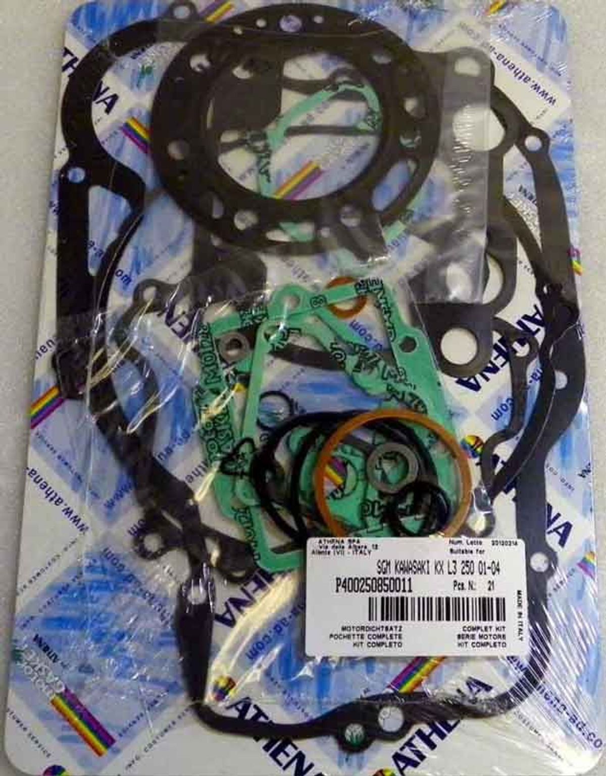 komplet pakningssæt Kawasaki 250 kx 01-04 - P400250850011