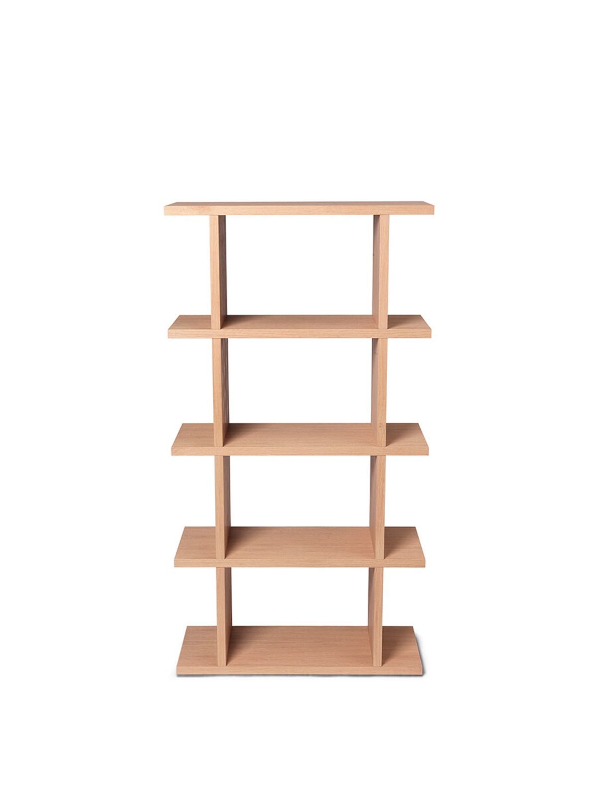 Kona Bookcase, 1x4 fra Ferm Living (Natural oak)