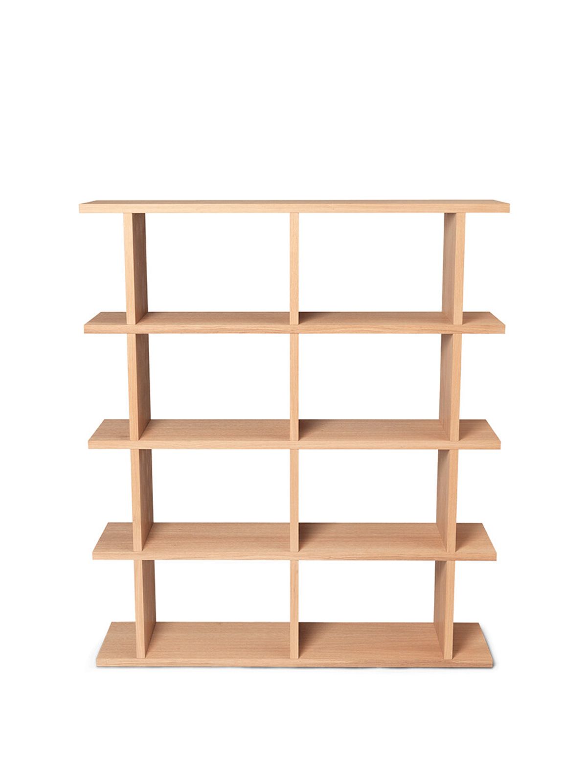 Kona Bookcase, 2x4 fra Ferm Living (Natural oak)