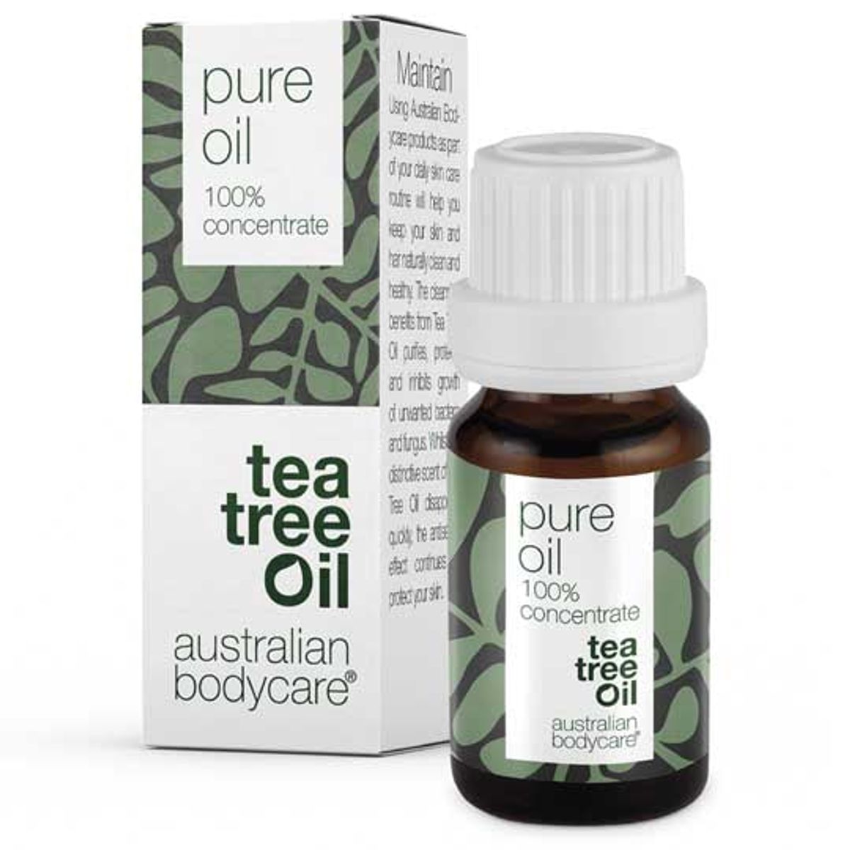 Koncentreret Tea Tree Oil til hudproblemer â 100% naturlig og ufortyndet Tea Tree Oil fra Australien - Tea Tree Oil / 10 ml