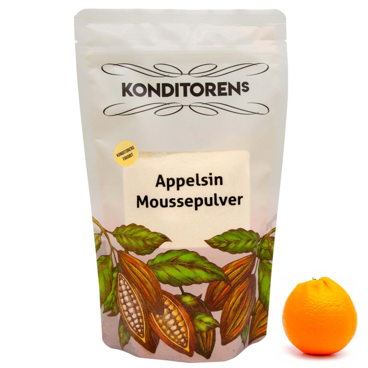 Konditorens - Appelsin Moussepulver, 500g