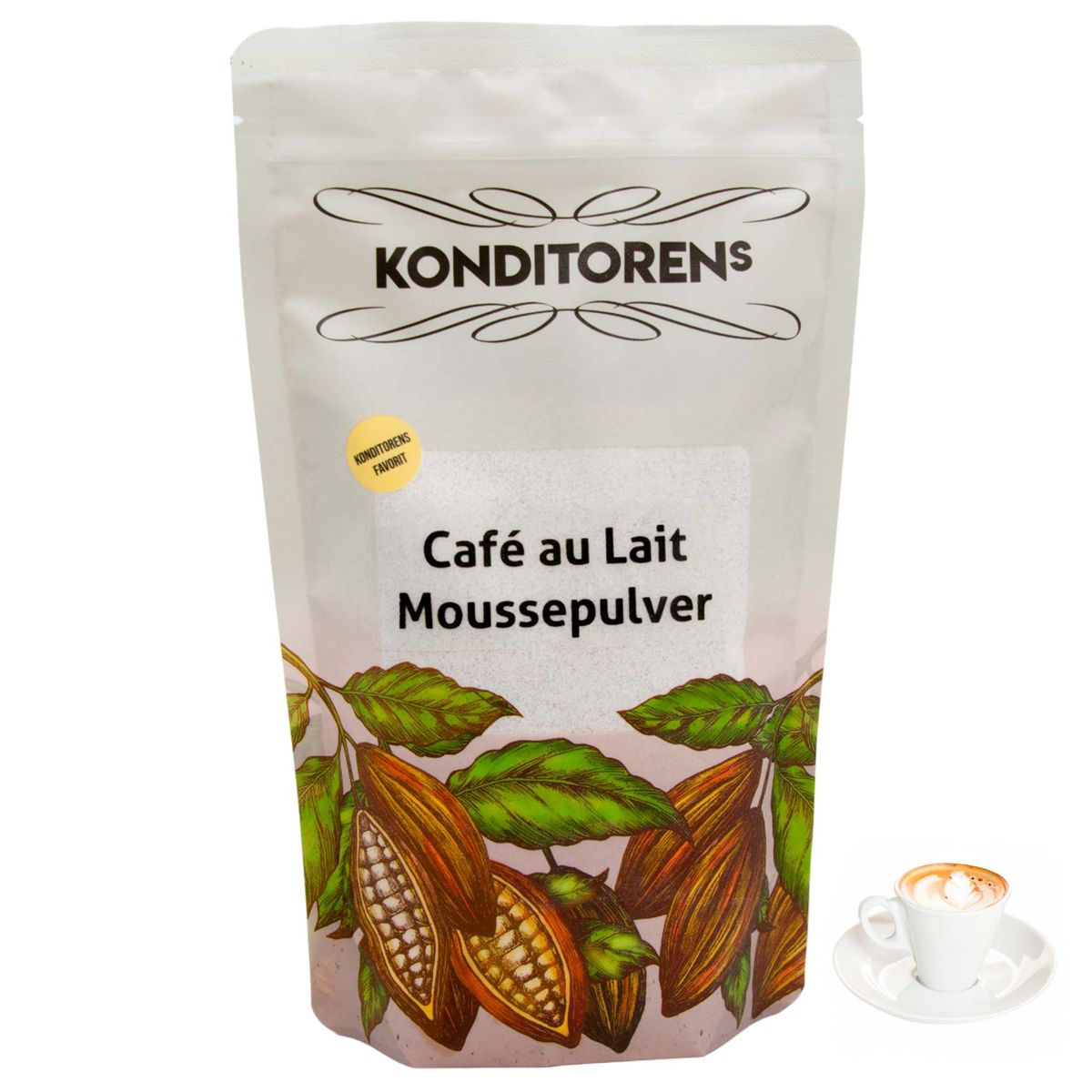 Konditorens - Café au Lait Moussepulver, 100g