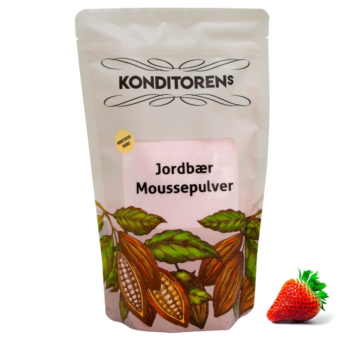 Konditorens - Jordbær Moussepulver, 500g