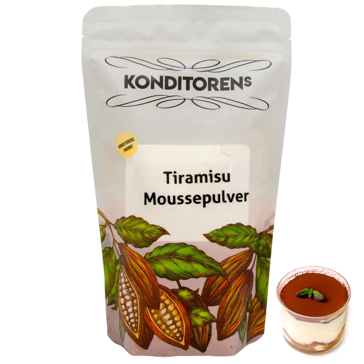 Konditorens - Tiramisu Moussepulver, 100g