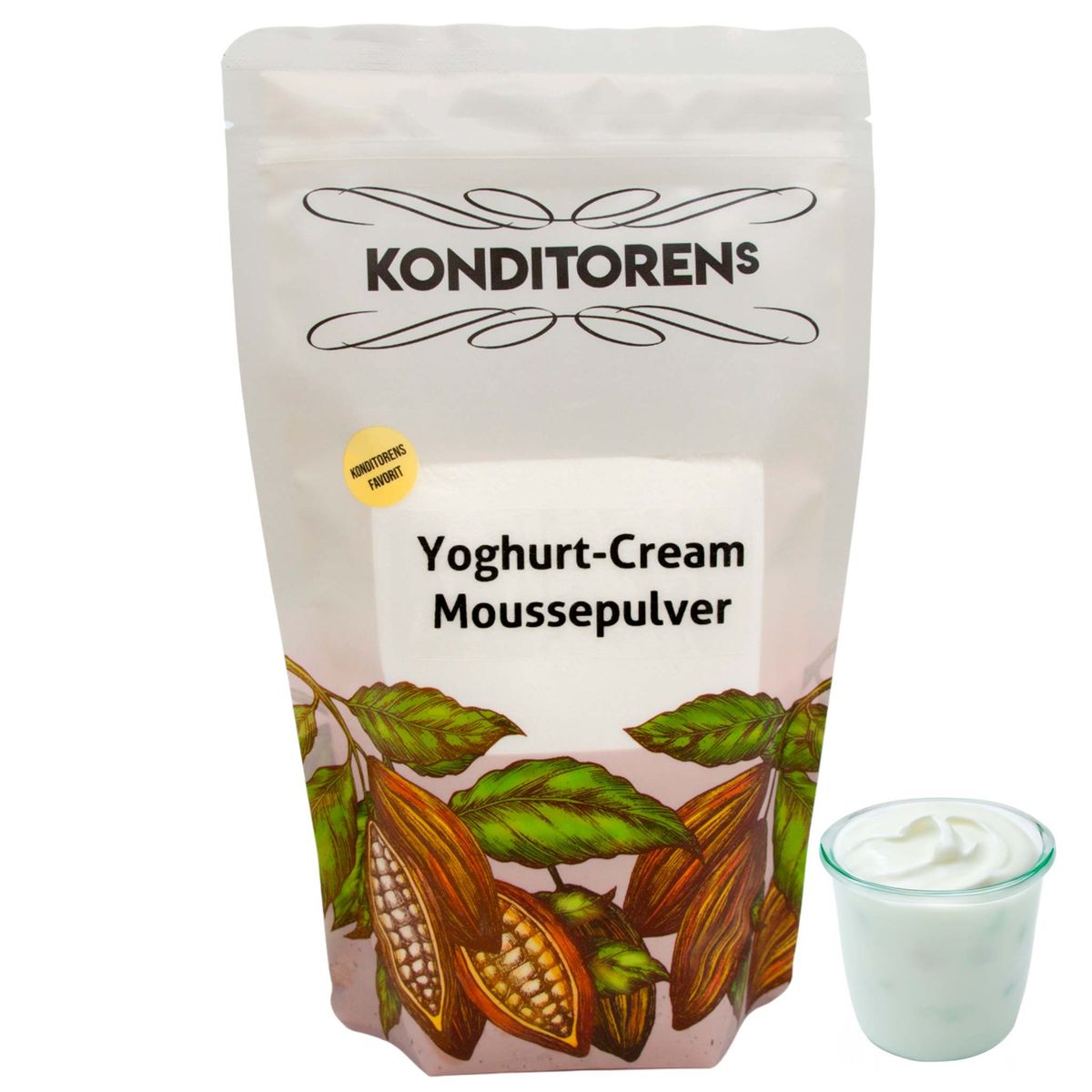 Konditorens - Yoghurt-Cream Moussepulver, 500g