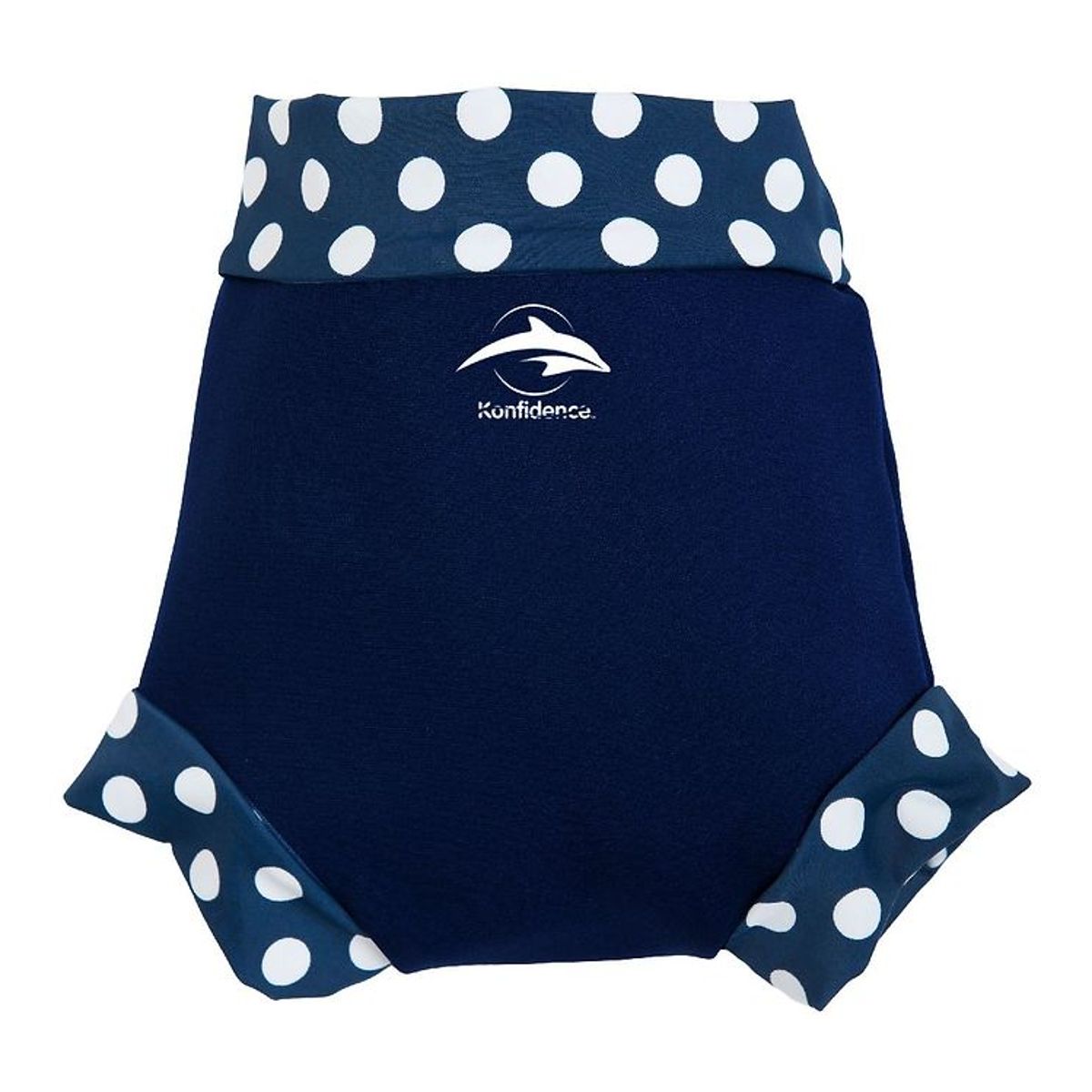 Konfidence Blebadebukser - UV50+ - Nappy E-flex - Navy Polka