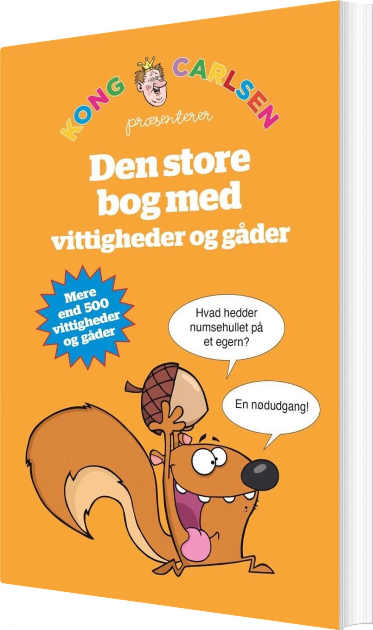 Kong Carlsen - Den Store Bog Med Vittigheder Og Gåder - Diverse - Bog