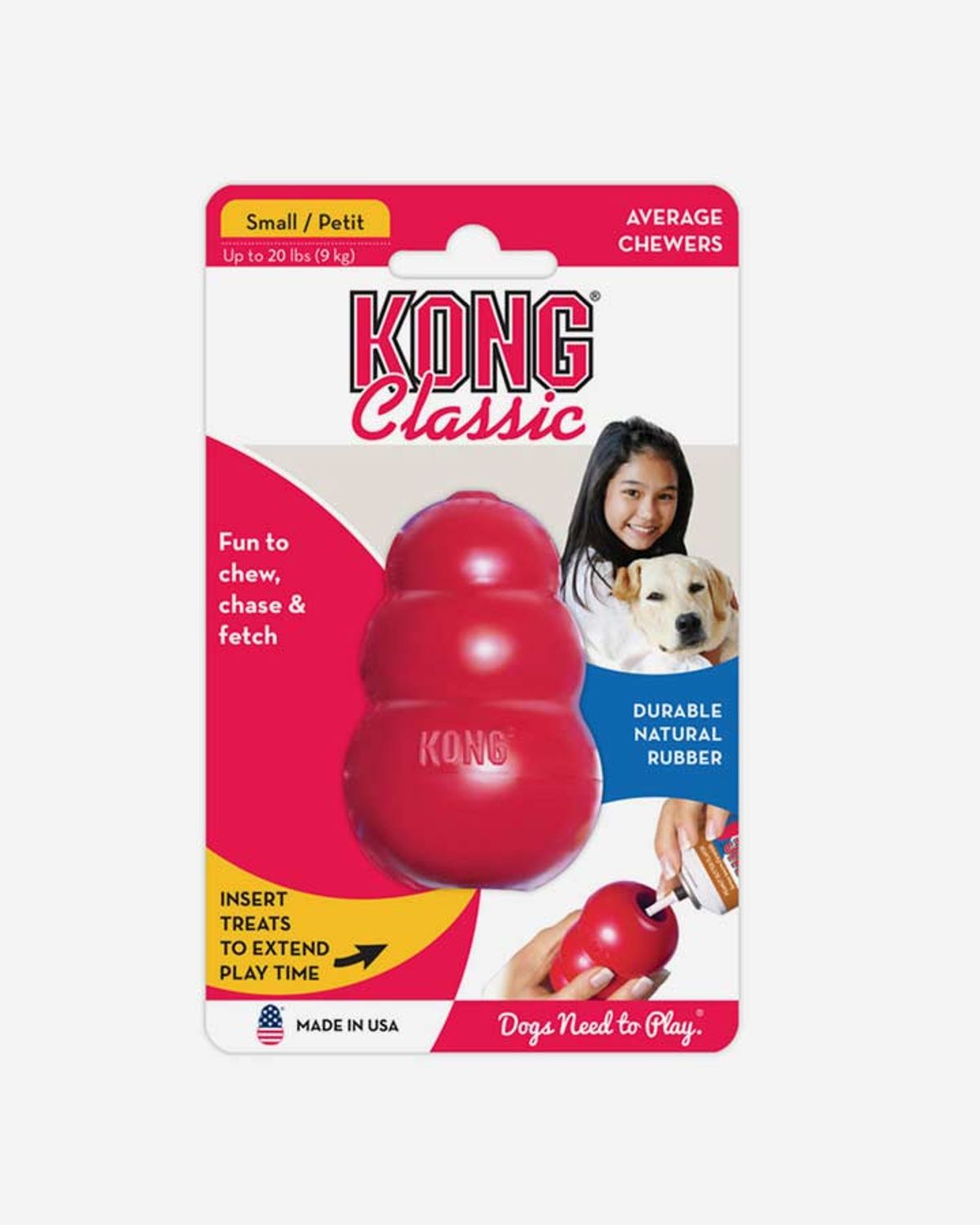 KONG Classic - Rød, S