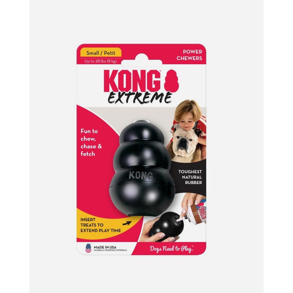 KONG Extreme - Hundelegetøj til stærke tyggere - 5 str., XL