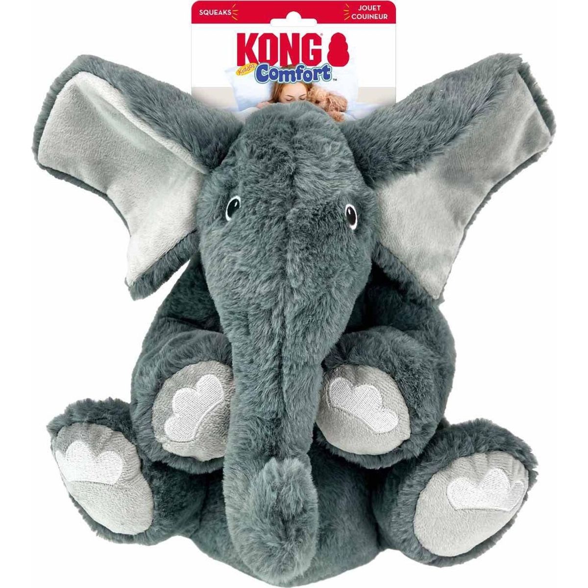 Kong - Kong Comfort Kiddos Jumbo Elephant Xl 33x33x19cm