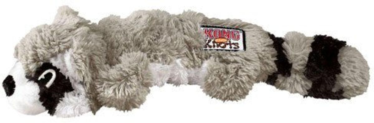 KONG Scrunch Knots Raccoon S/M - 26x6x5 cm