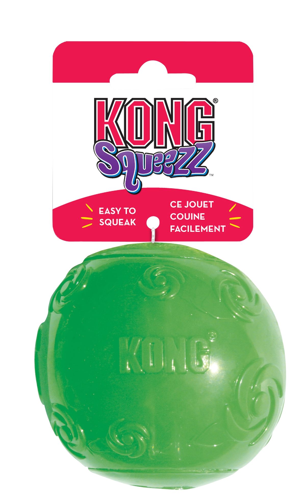 Kong Squeezz Ball / Bold. Ass. Farver.