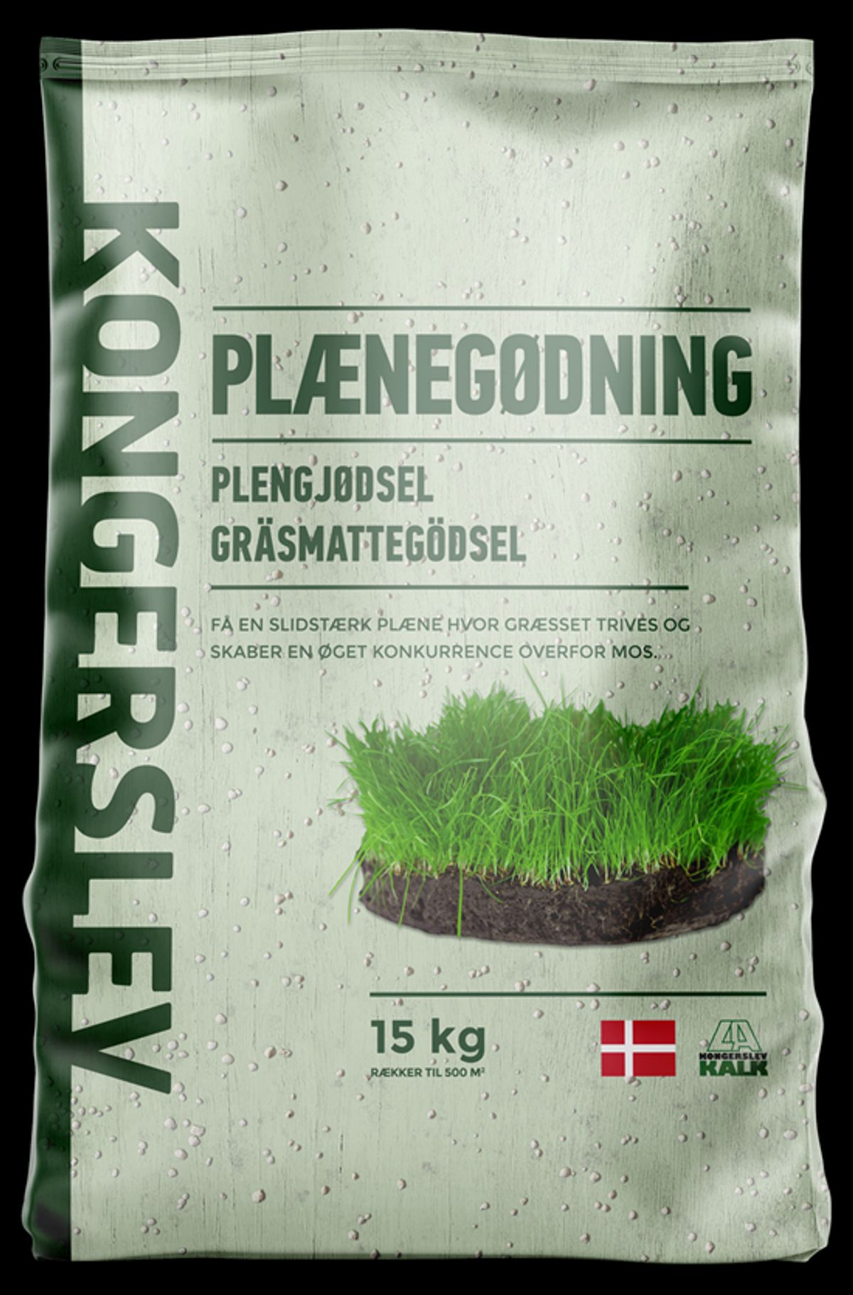 Kongerslev Plænegødning 14-3-15 15 kg.