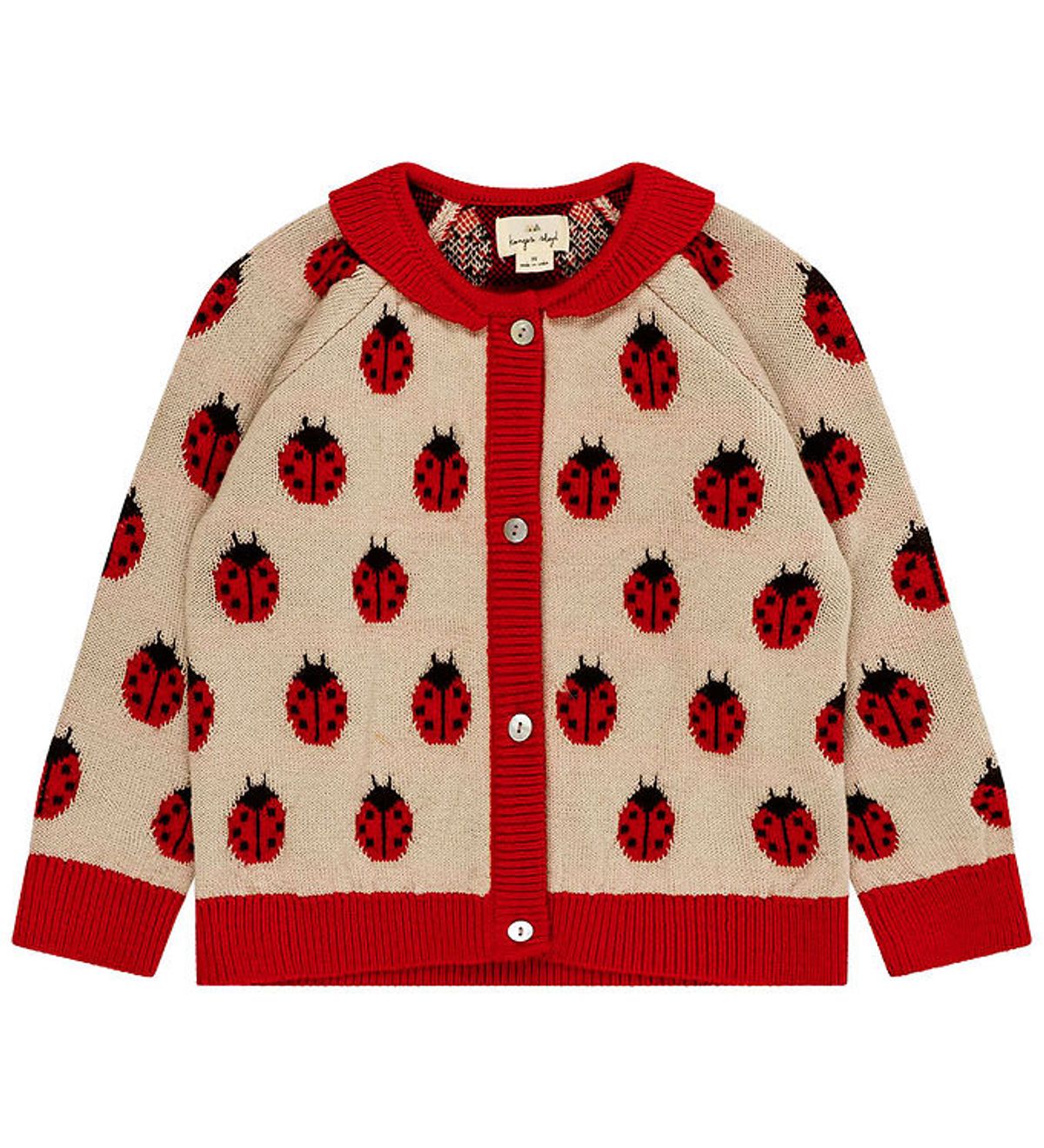 Konges Sløjd Cardigan - Uld - Belou - Ladybug