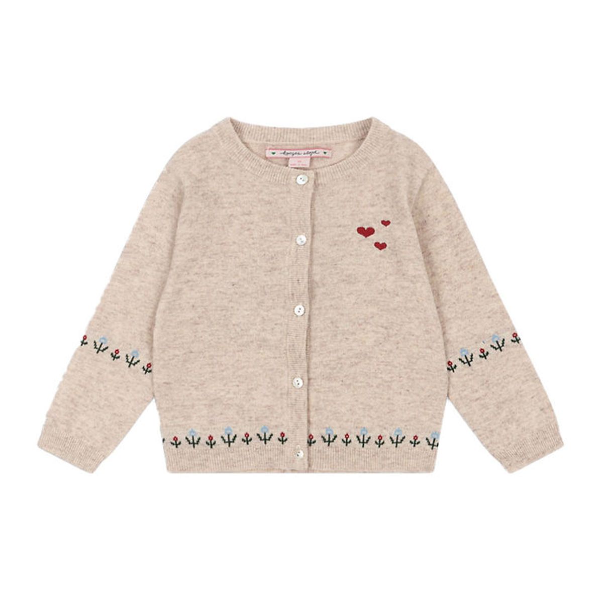 Konges Sløjd Cardigan - Uld - Eli - Off White Melange