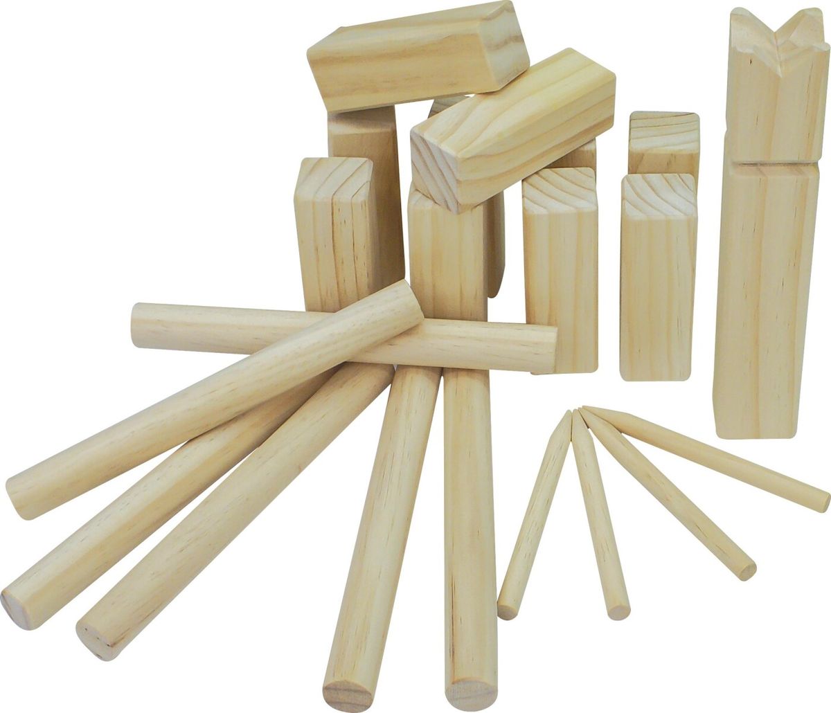 Kongespil - Kubb - Happy Summer