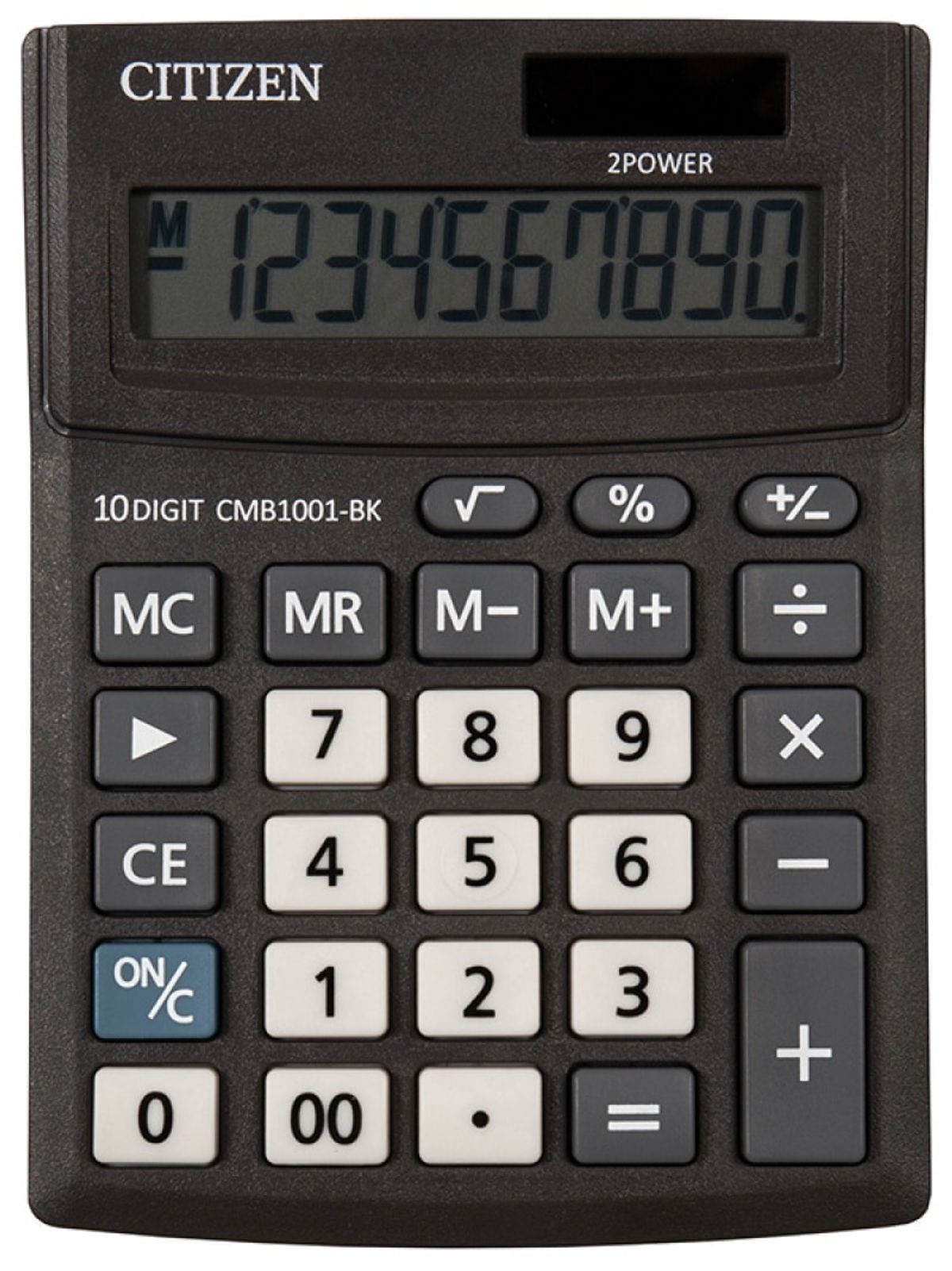 Kontorregner CITIZEN CMB1001-BK 10-cifret display sort.