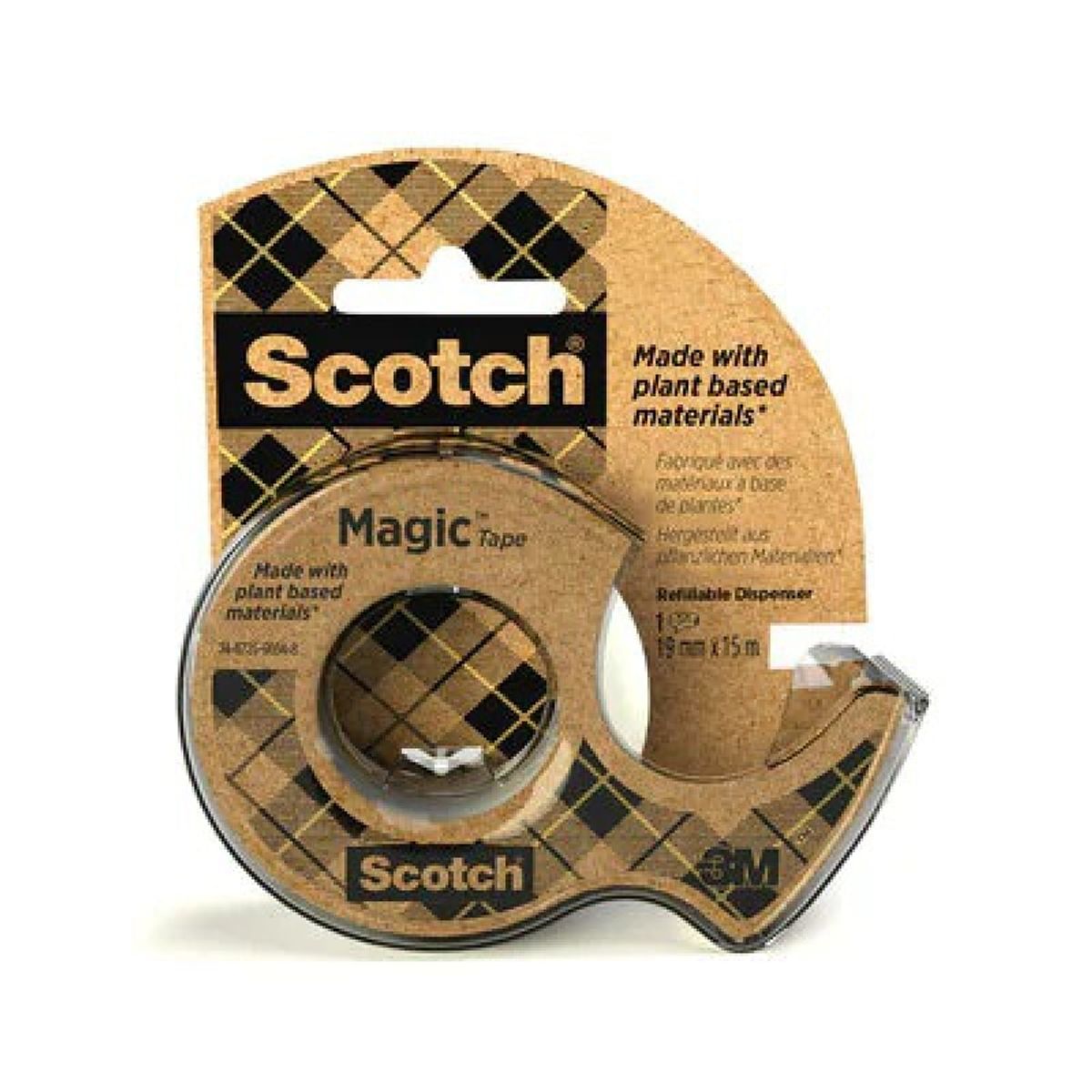 Kontortape Scotch Magic Greener Choice 19mm 15m.