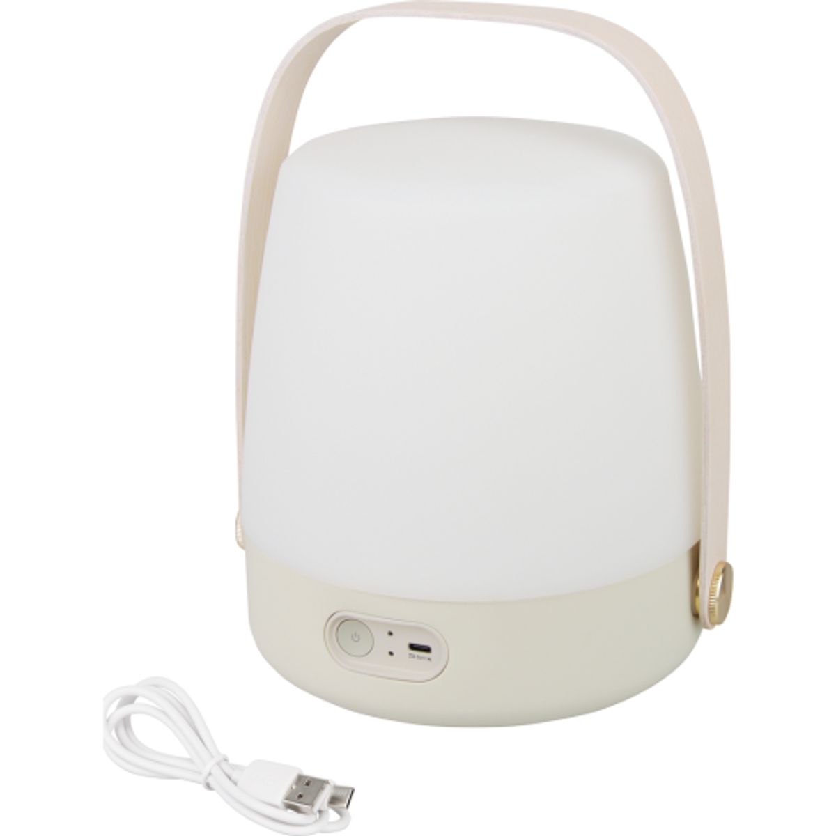 Kooduu Lite Up genopladelig lampe, beige