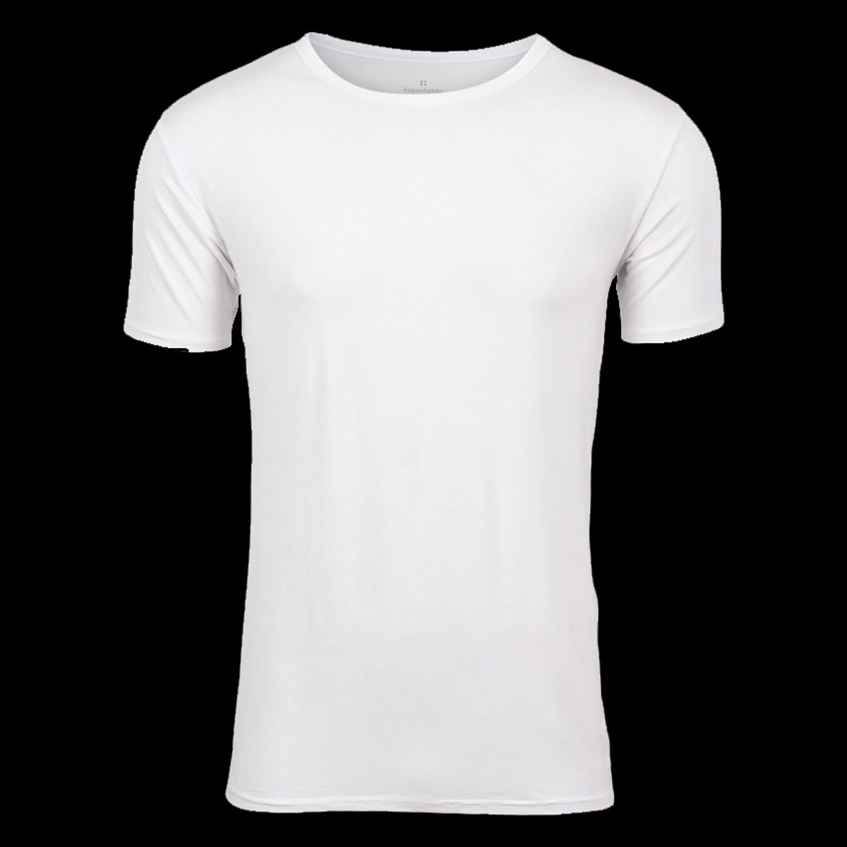 Kopenhaken Bertram Herre T-shirt i bambus - White - 2XL