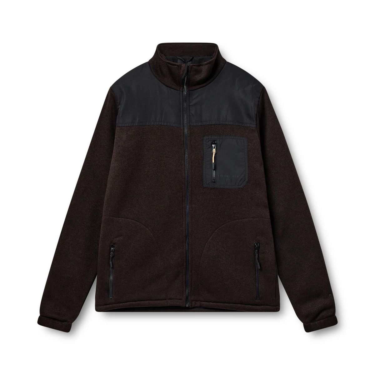 Kopenhaken Wales Fleece Herre Fleecejakke - Dark Brown - L