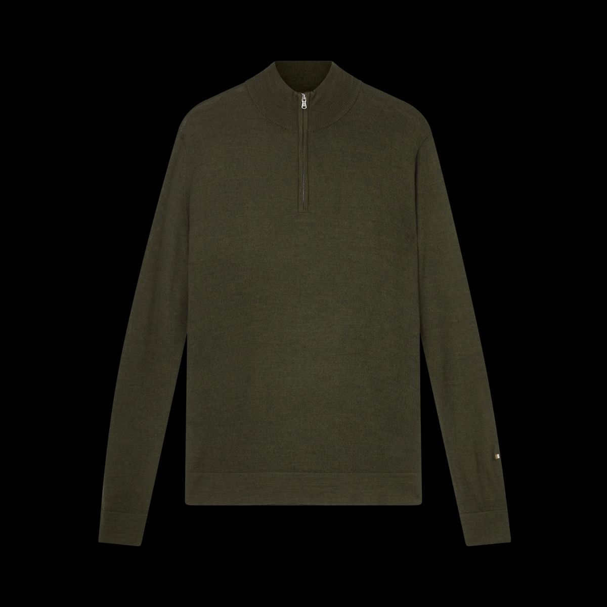 Kopenhaken Zolex Half Zip Sweater Herre Striktrøje - PINE GREEN - 2XL