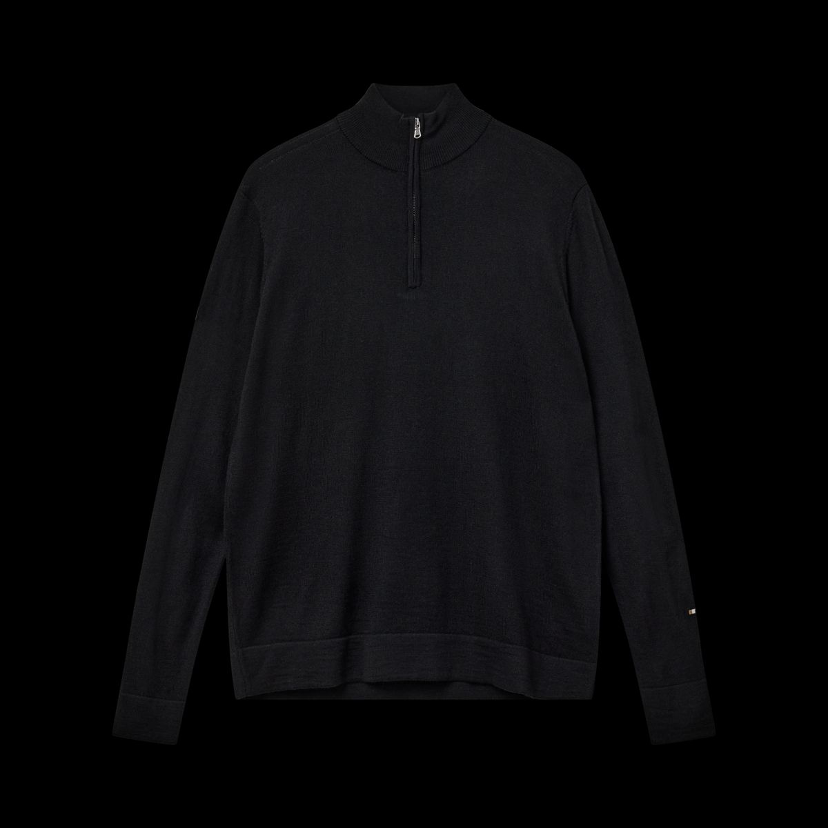 Kopenhaken Zolex Half Zip Sweater Unisex Striktrøje - Black - 2XL