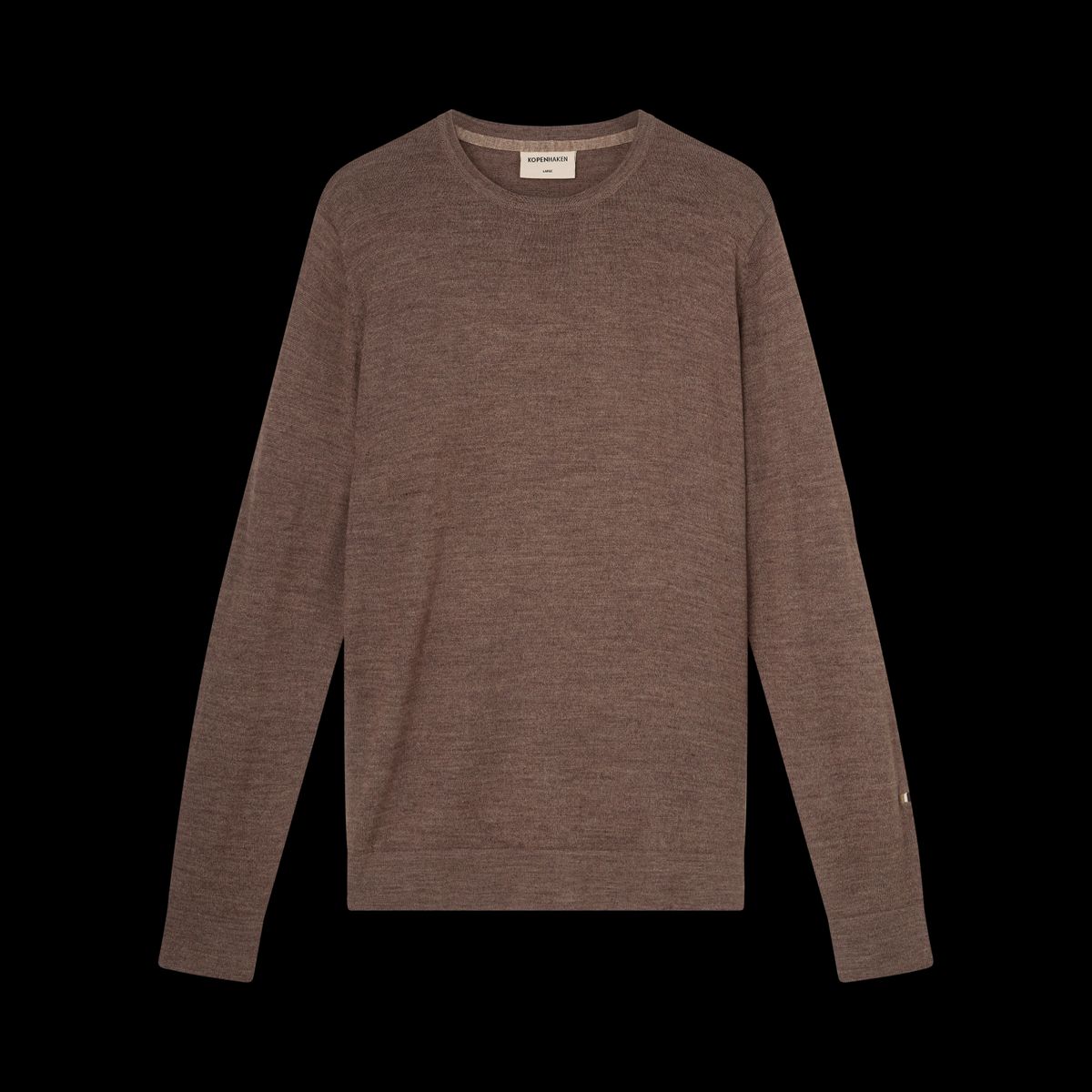 Kopenhaken Zolex O-neck Sweater Herre Striktrøje - Akhil Brown - 2XL