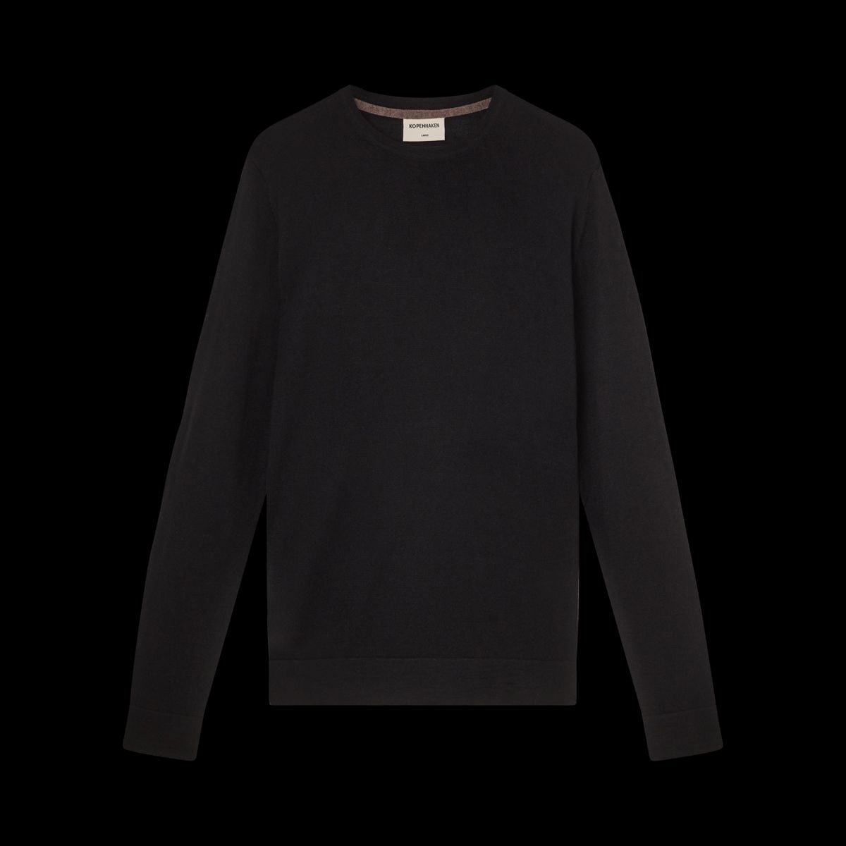 Kopenhaken Zolex O-neck Sweater Herre Striktrøje - Black - L