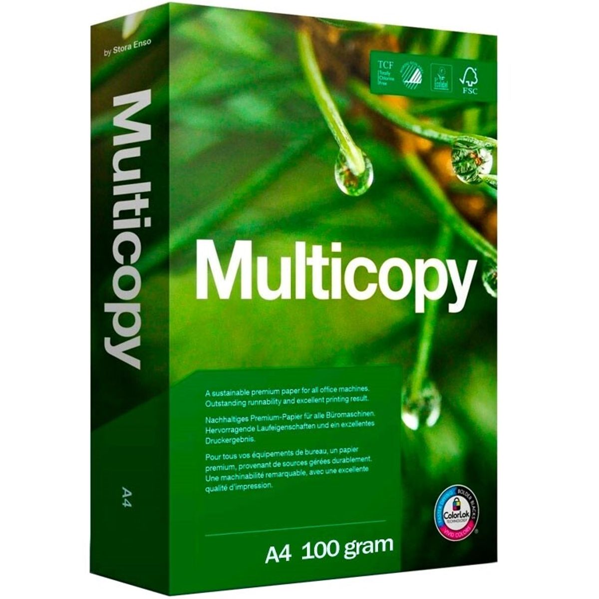 Kopipapir Multicopy 100g A4, 500ark/pak